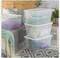 1 Stackable Bin Plastic Tote Box Storage Containers, Clear